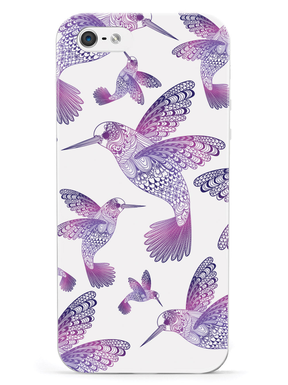 Zentangle Hummingbirds - Purple Case