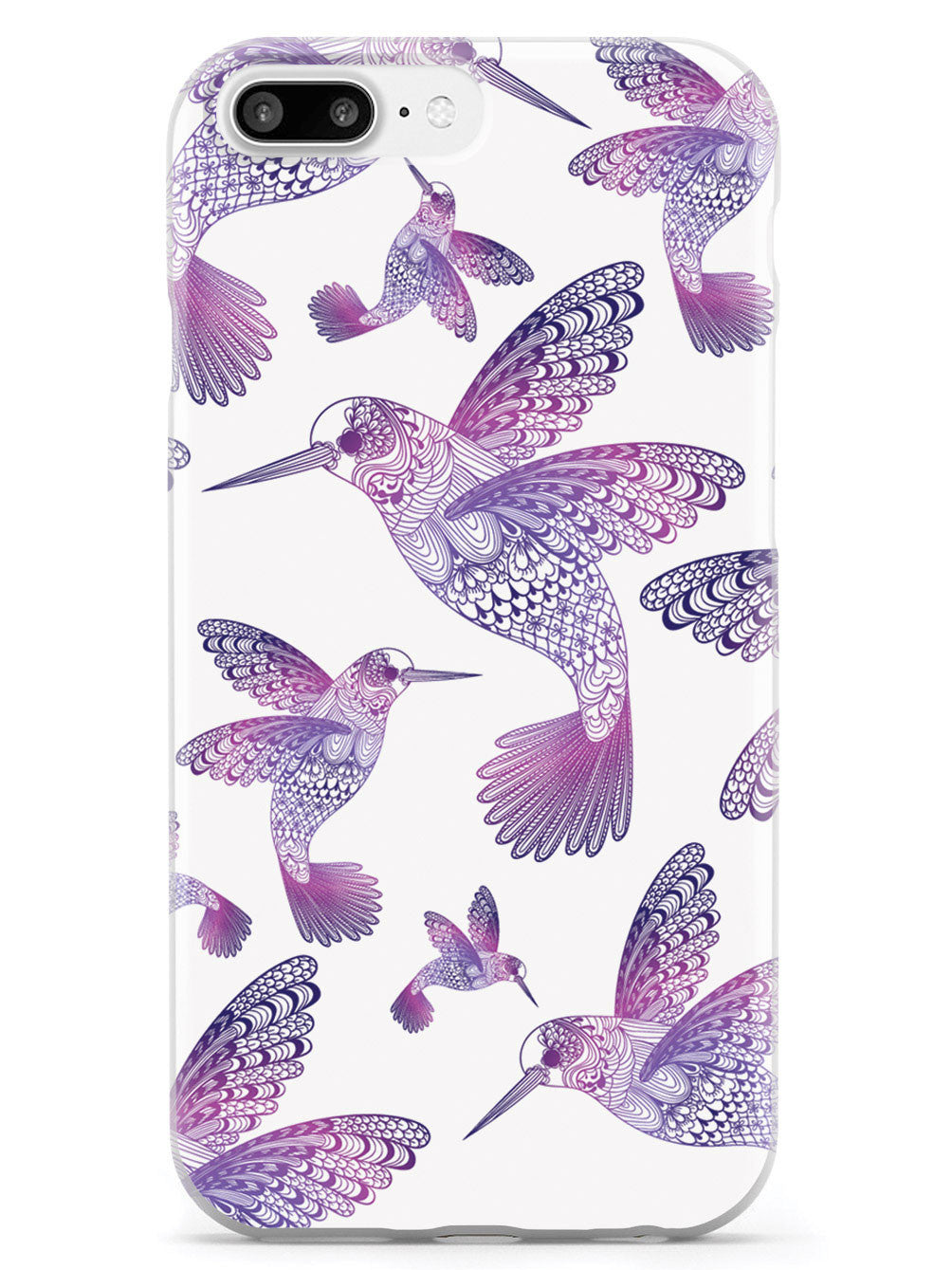 Zentangle Hummingbirds - Purple Case
