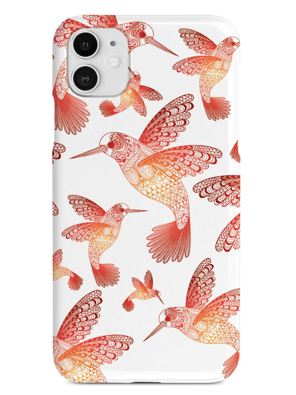 Zentangle Hummingbirds - Red Case