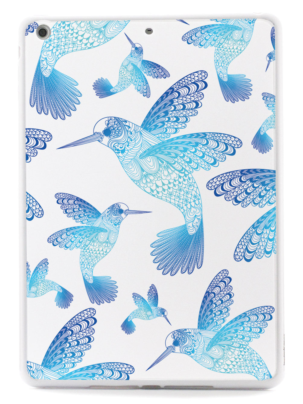 Zentangle Hummingbirds - Blue Case