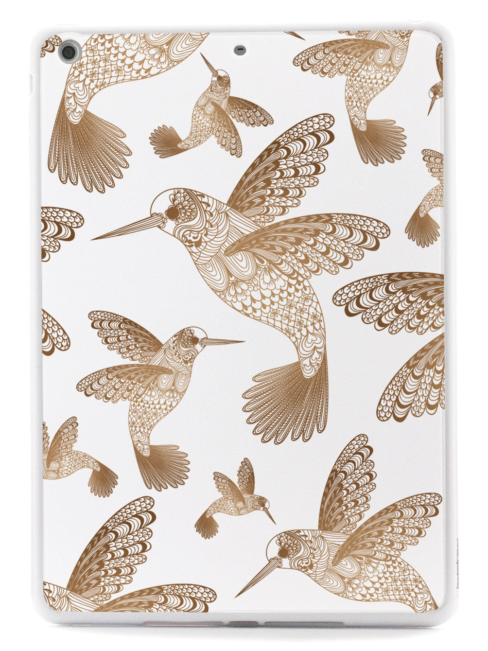 Zentangle Hummingbirds - Brown Case