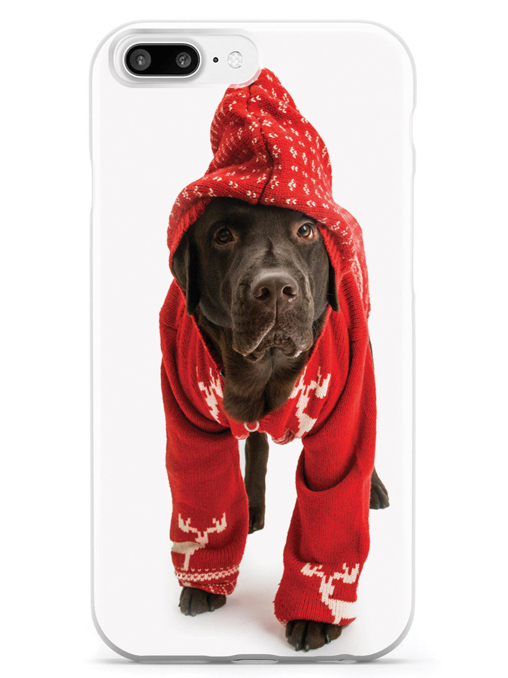 Cute Labrador in Christmas Sweater Case