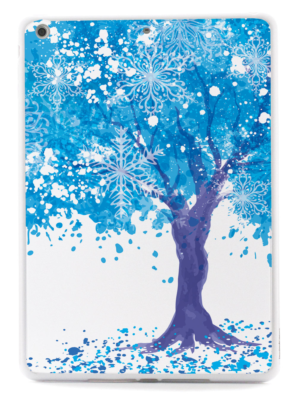 Winter Snowflakes Tree - White Case