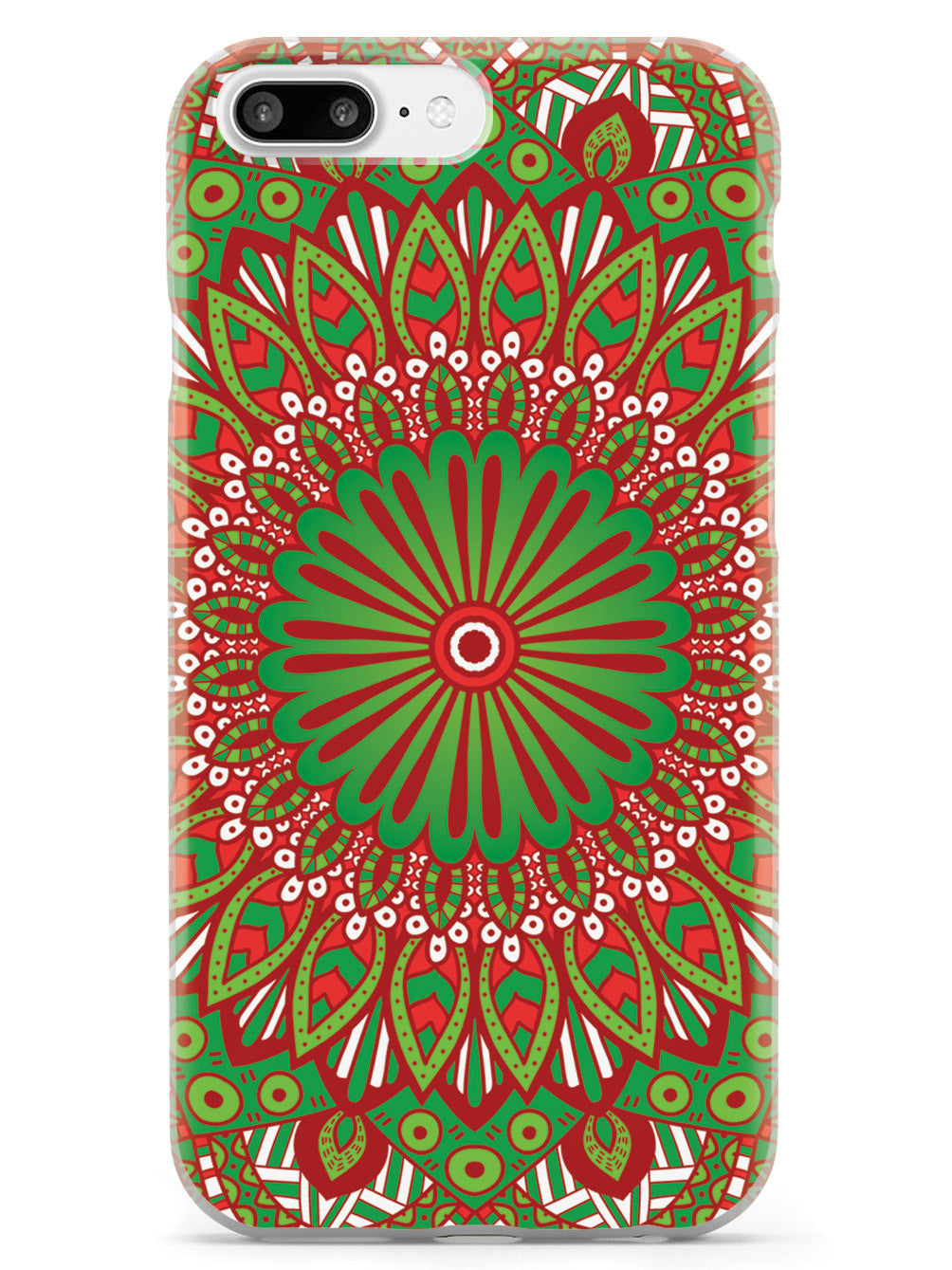 Christmas Mandala Design - White Case