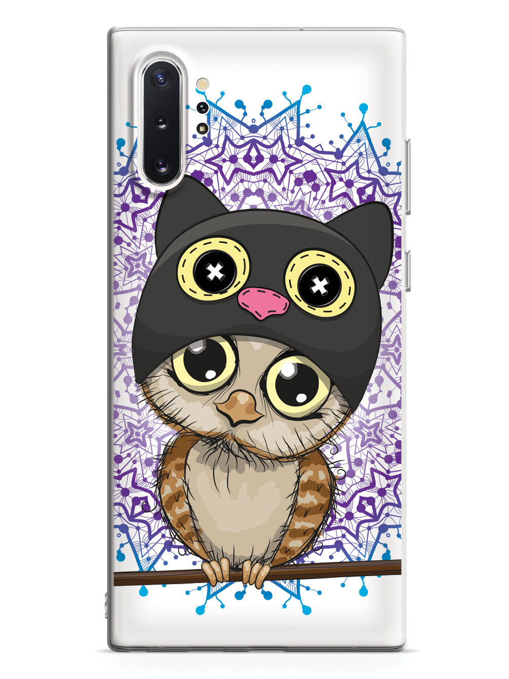 Cute Kitten-Owl Doodle Case