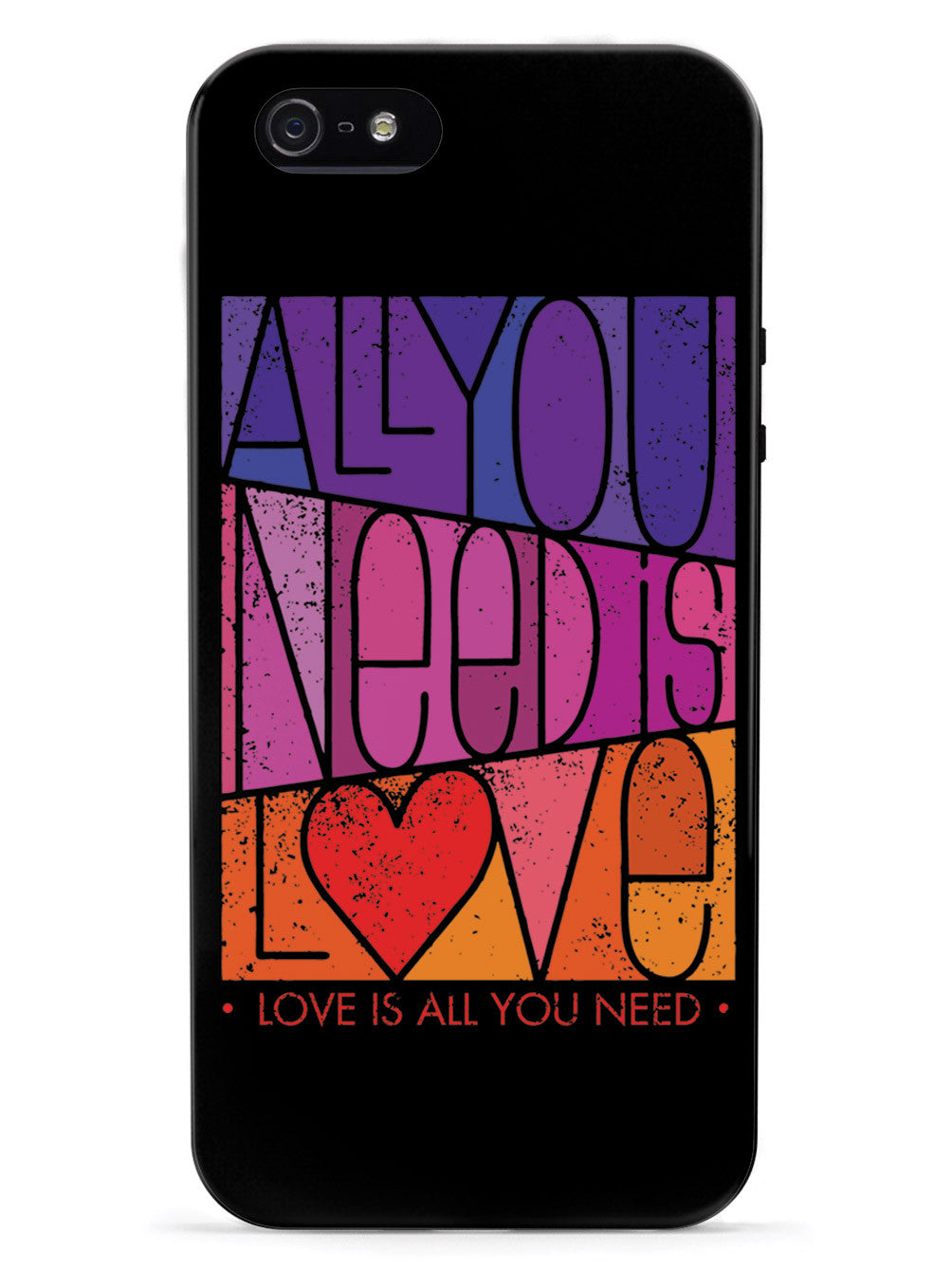 All You Need is LOVE - Block Script - Black Case