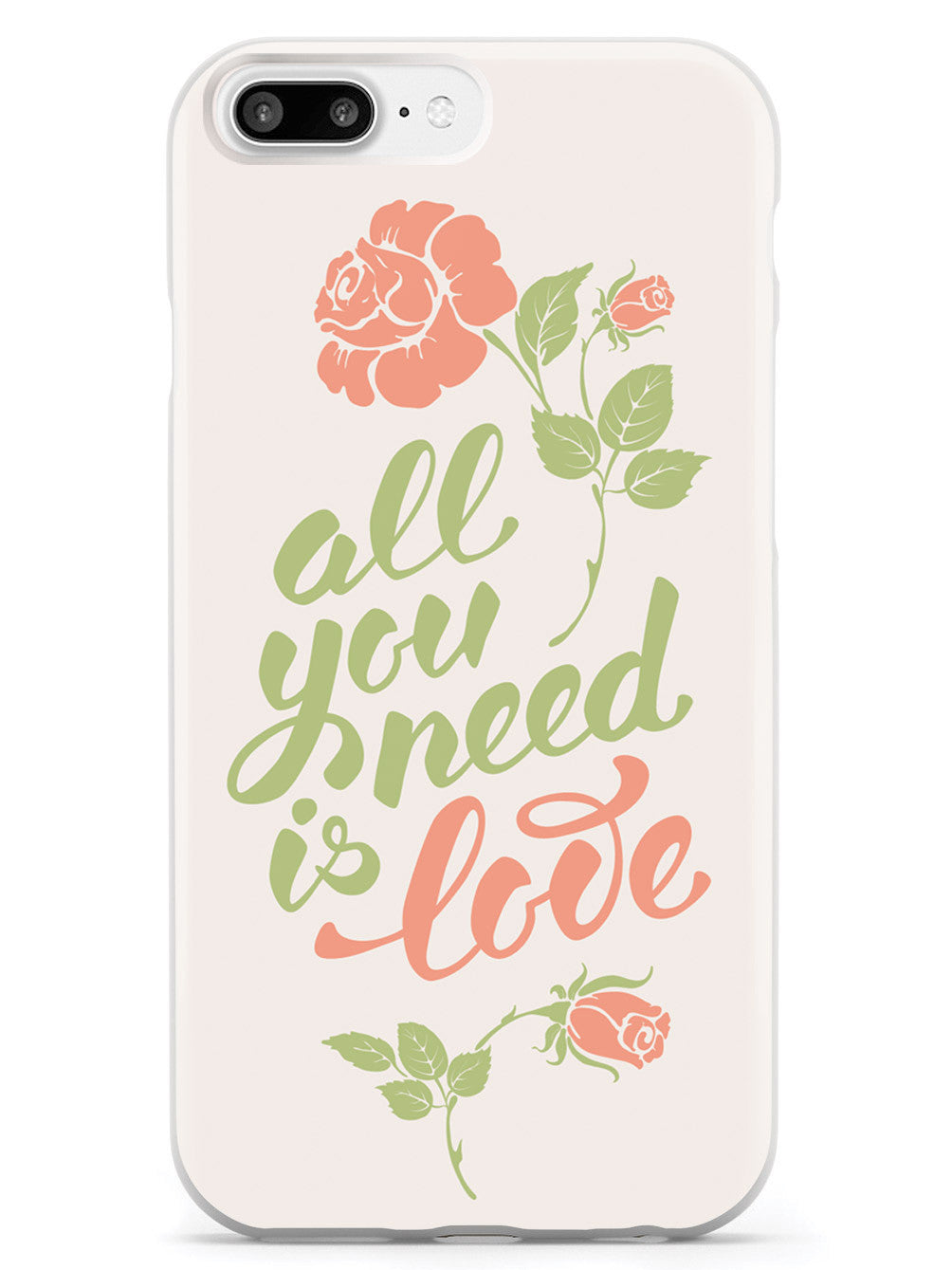 All You Need is LOVE - Flower Script - White Case