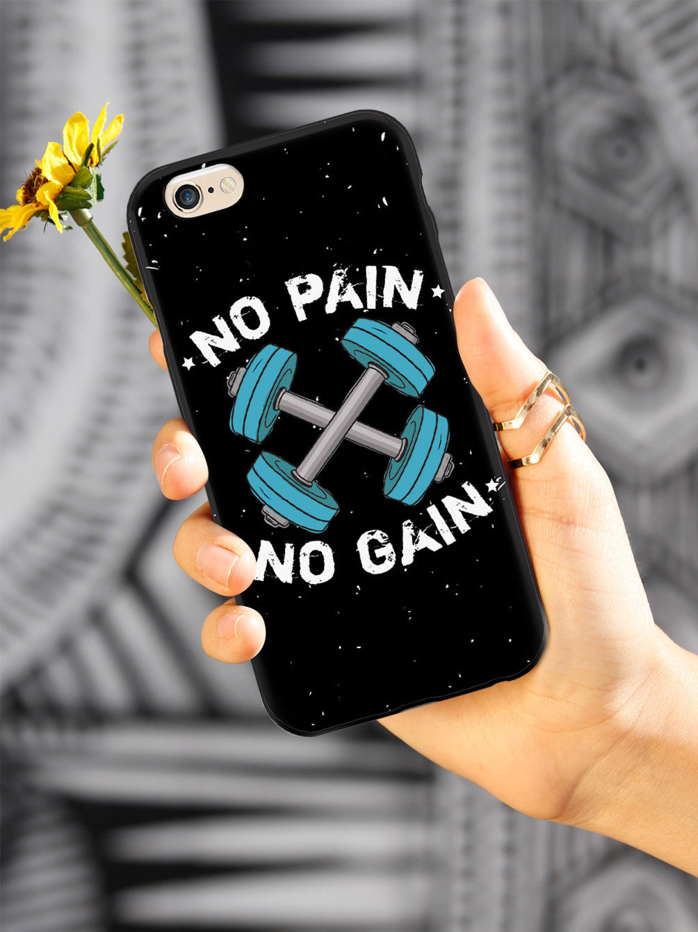 No Pain, No Gain - Black Case