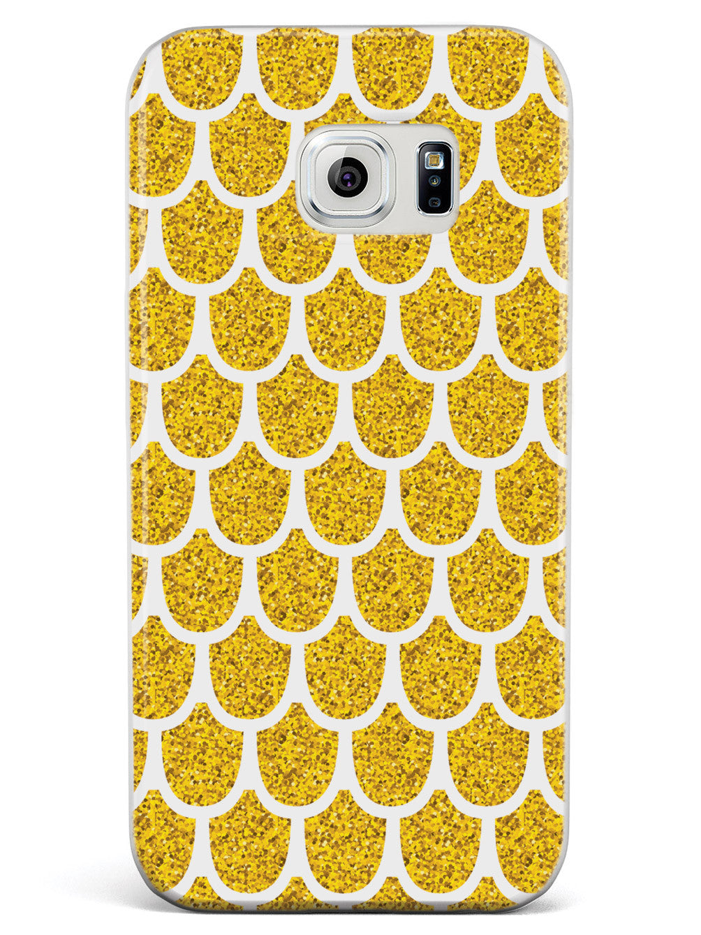 Mermaid Scales - Gold - White Case
