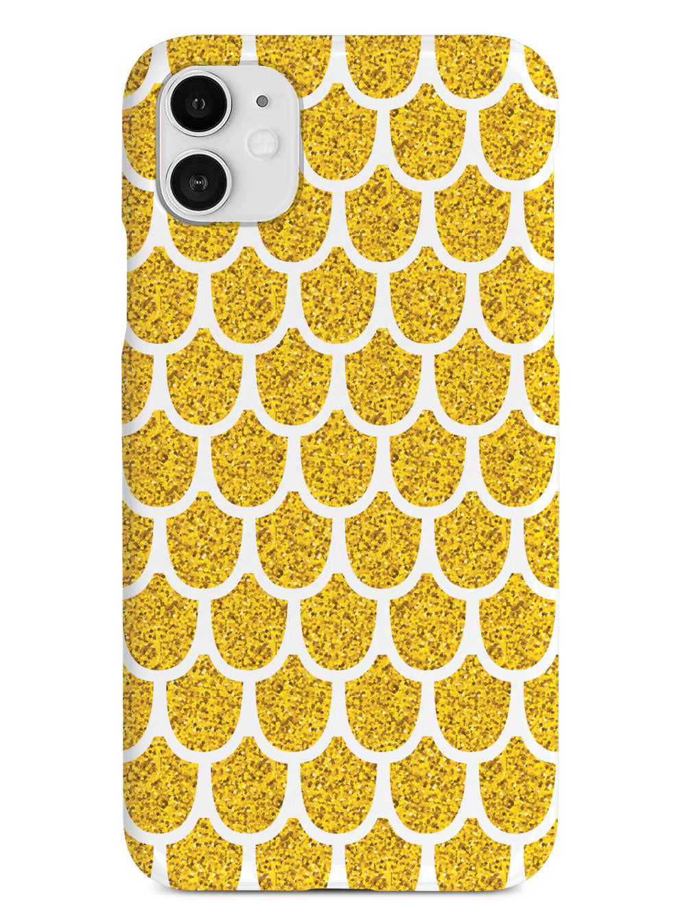 Mermaid Scales - Gold - White Case