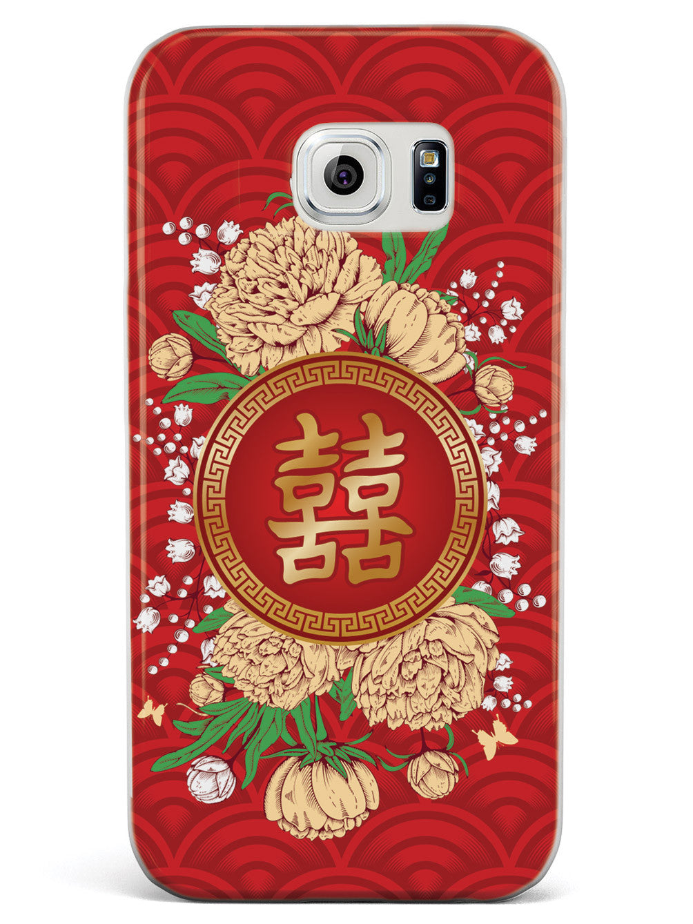 Chinese New Year - Floral Red Envelope - White Case