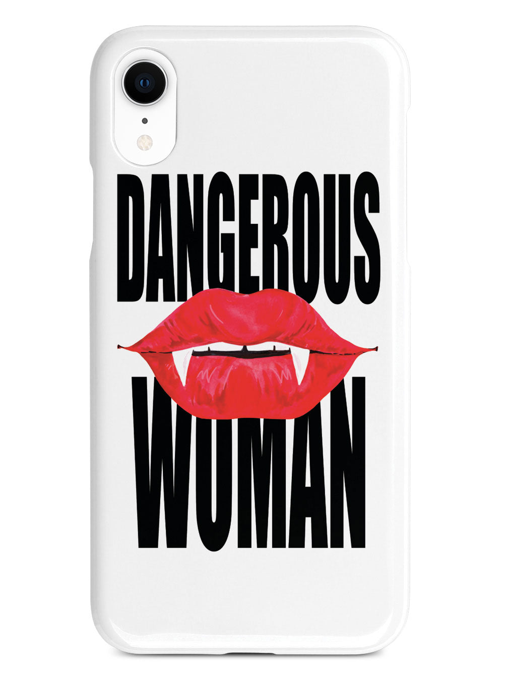Dangerous Woman - Vampire Fangs - White Case