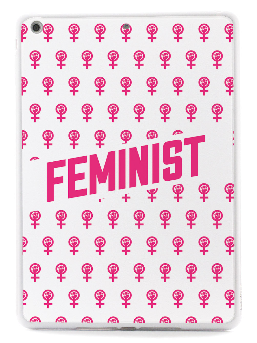 Pink Feminist Pattern - White Case