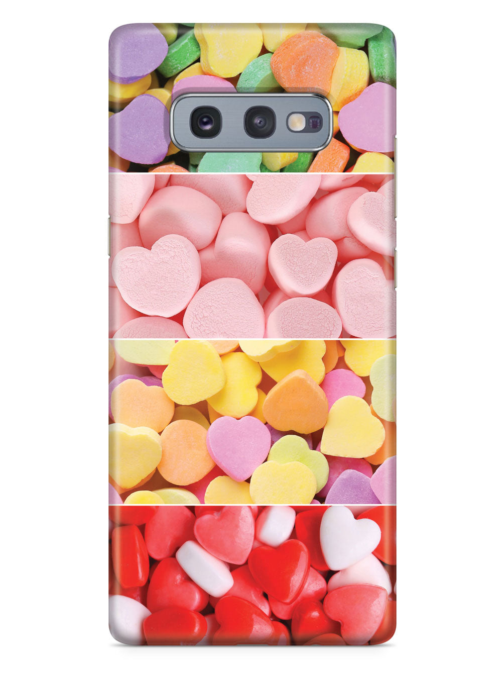 Variety of Candy Hearts Case
