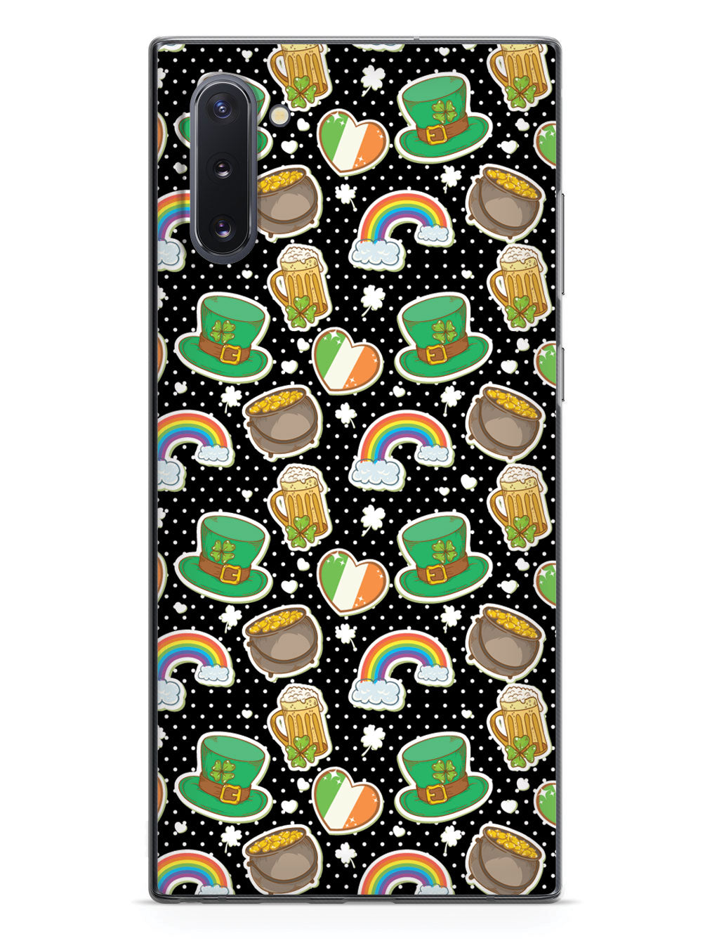 Cute St. Patrick's Day Icons - Black Case