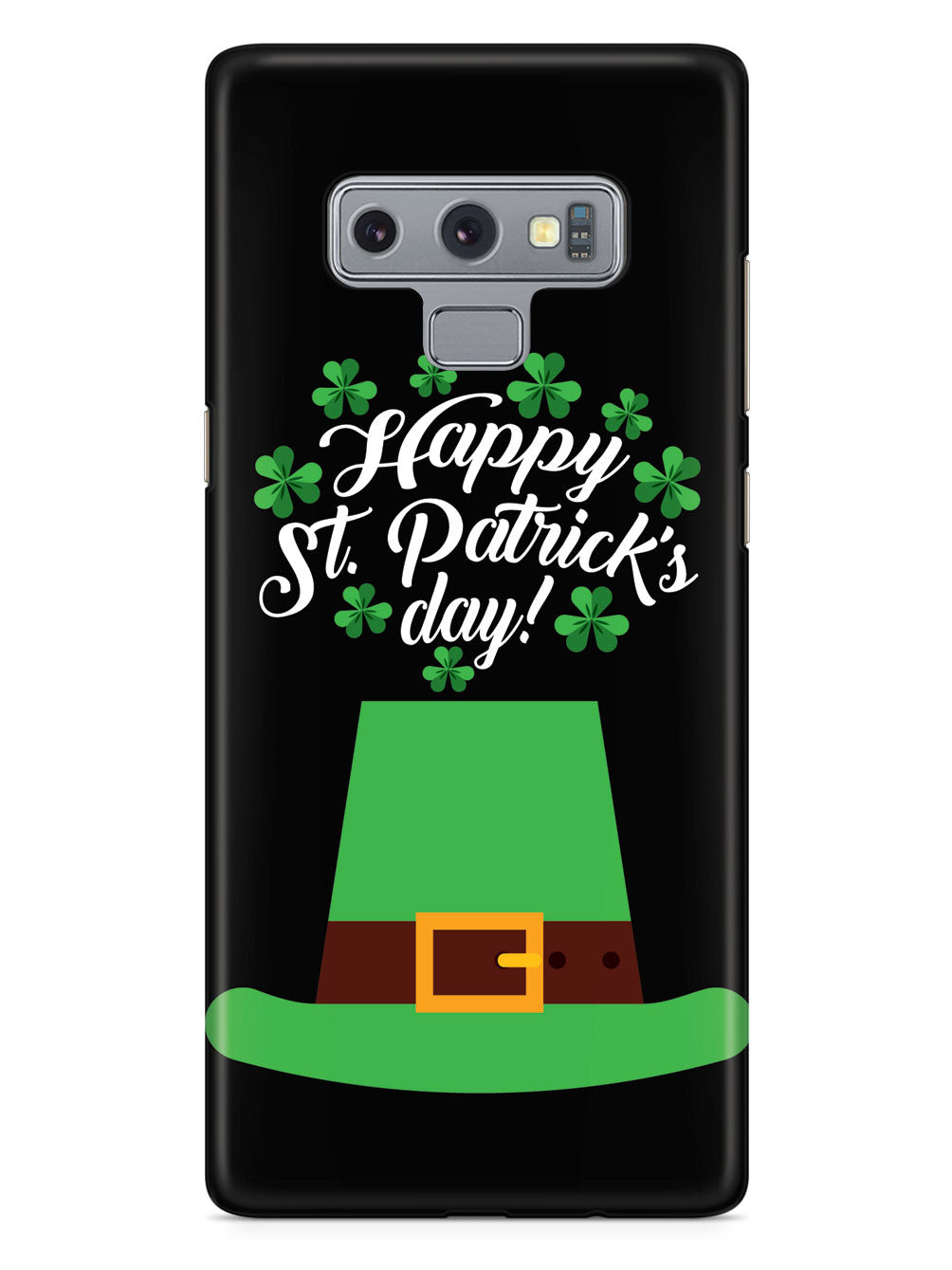 Happy St. Patrick's Day Greeting - Black Case