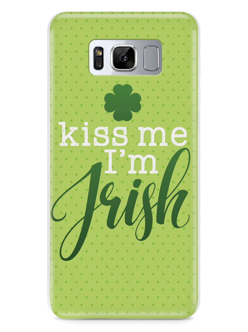 Kiss Me, I'm Irish - Polka Dots Case