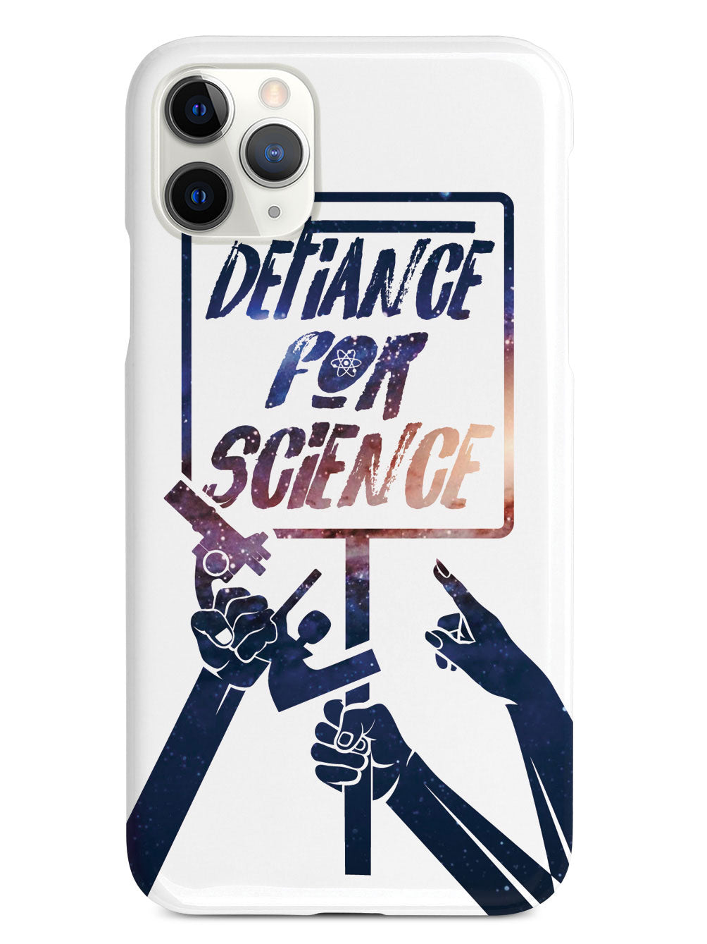 Defiance For Science - Space Background - White Case