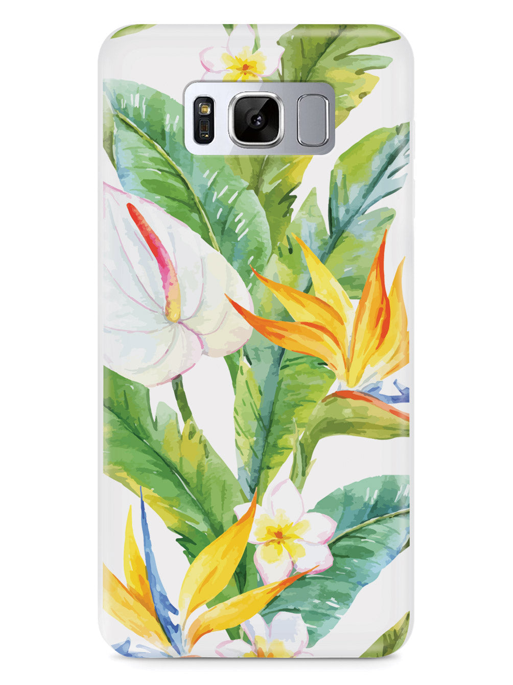 Tropical Watercolor - White Case