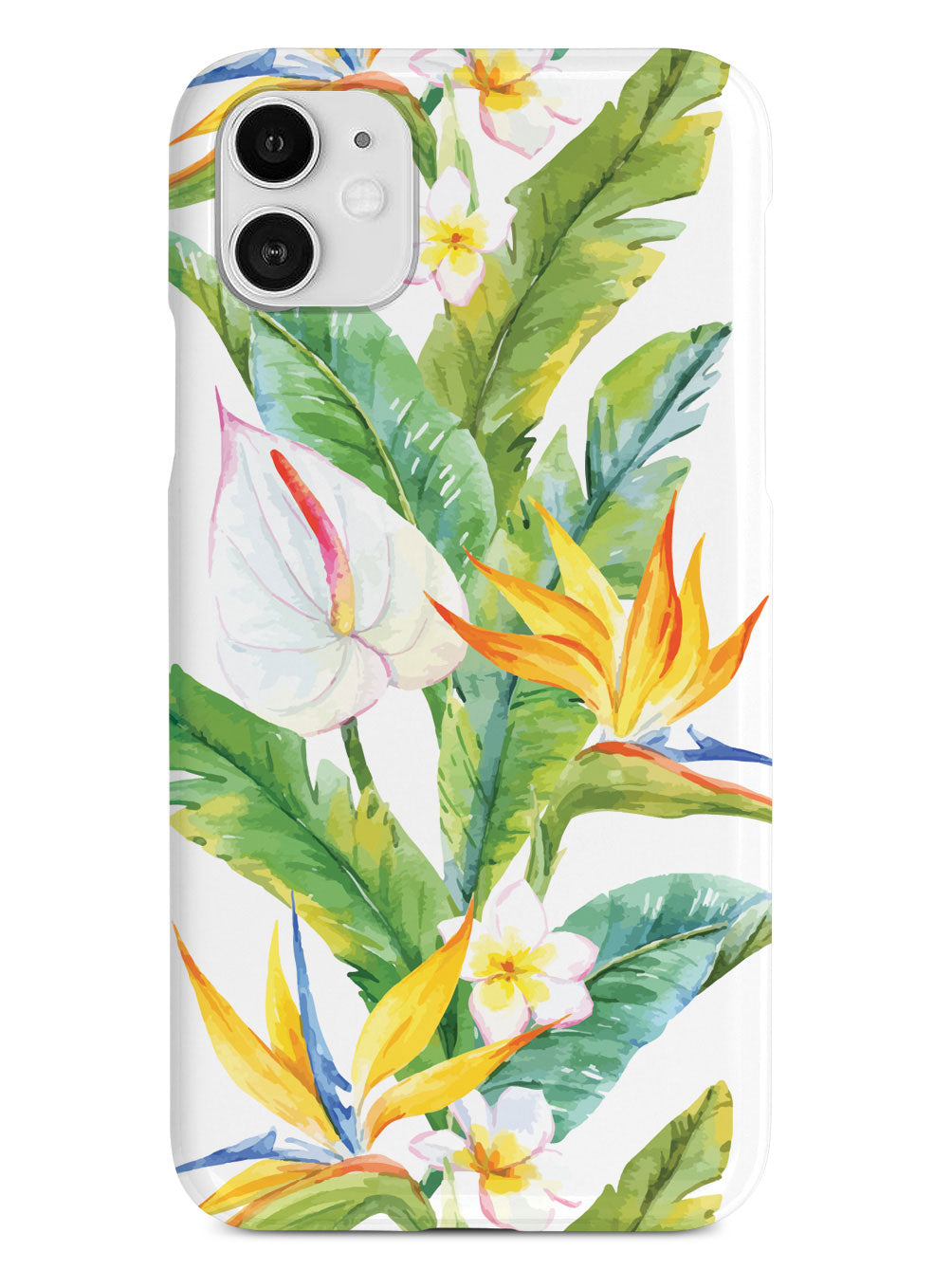 Tropical Watercolor - White Case