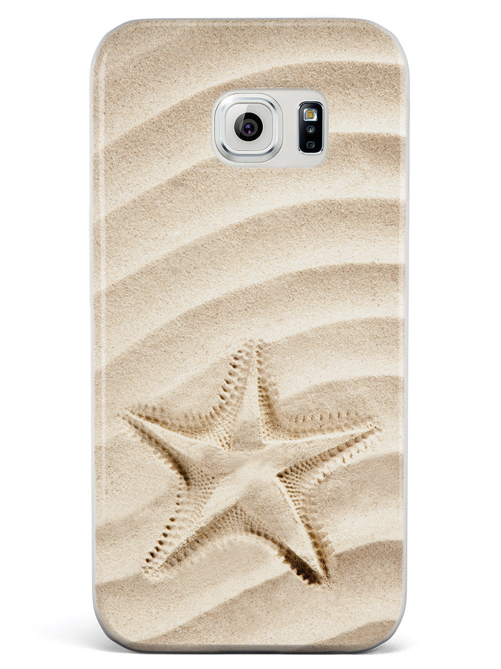 Starfish Footprint - Waves Of Sand - White Case