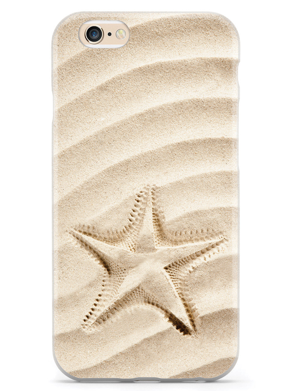 Starfish Footprint - Waves Of Sand - White Case