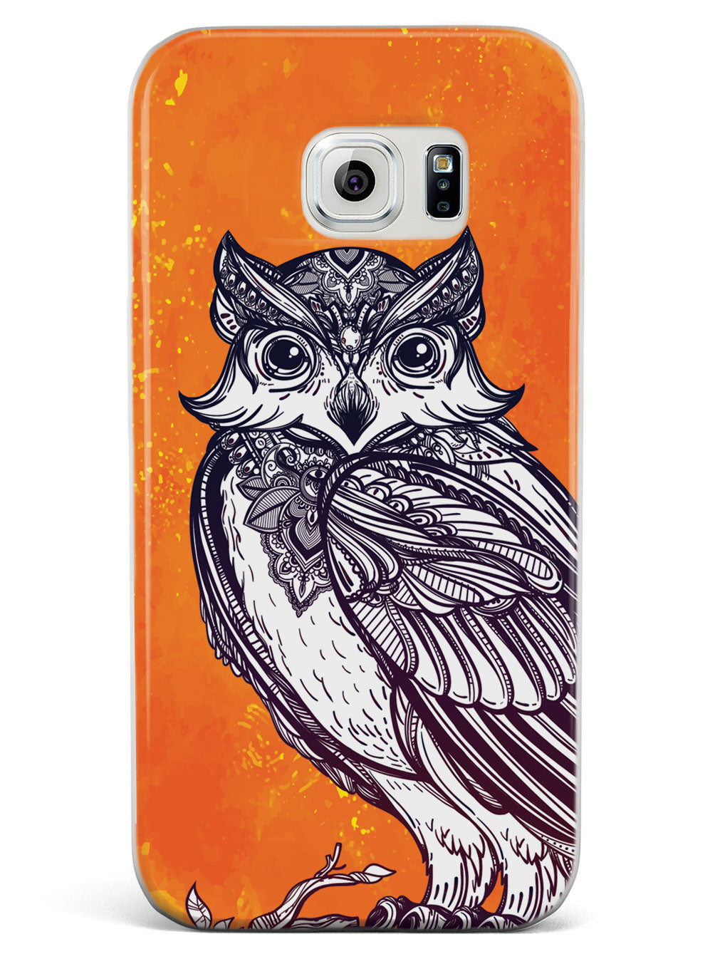 Zentangle Autumn Owl - White Case