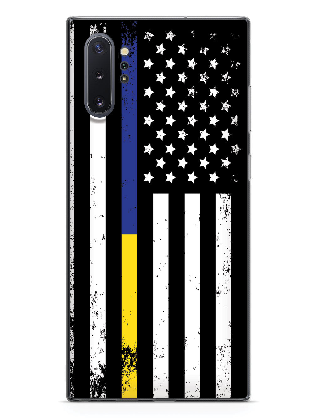 Downward American Flag - Thin Blue Line & Thin Gold Line Case