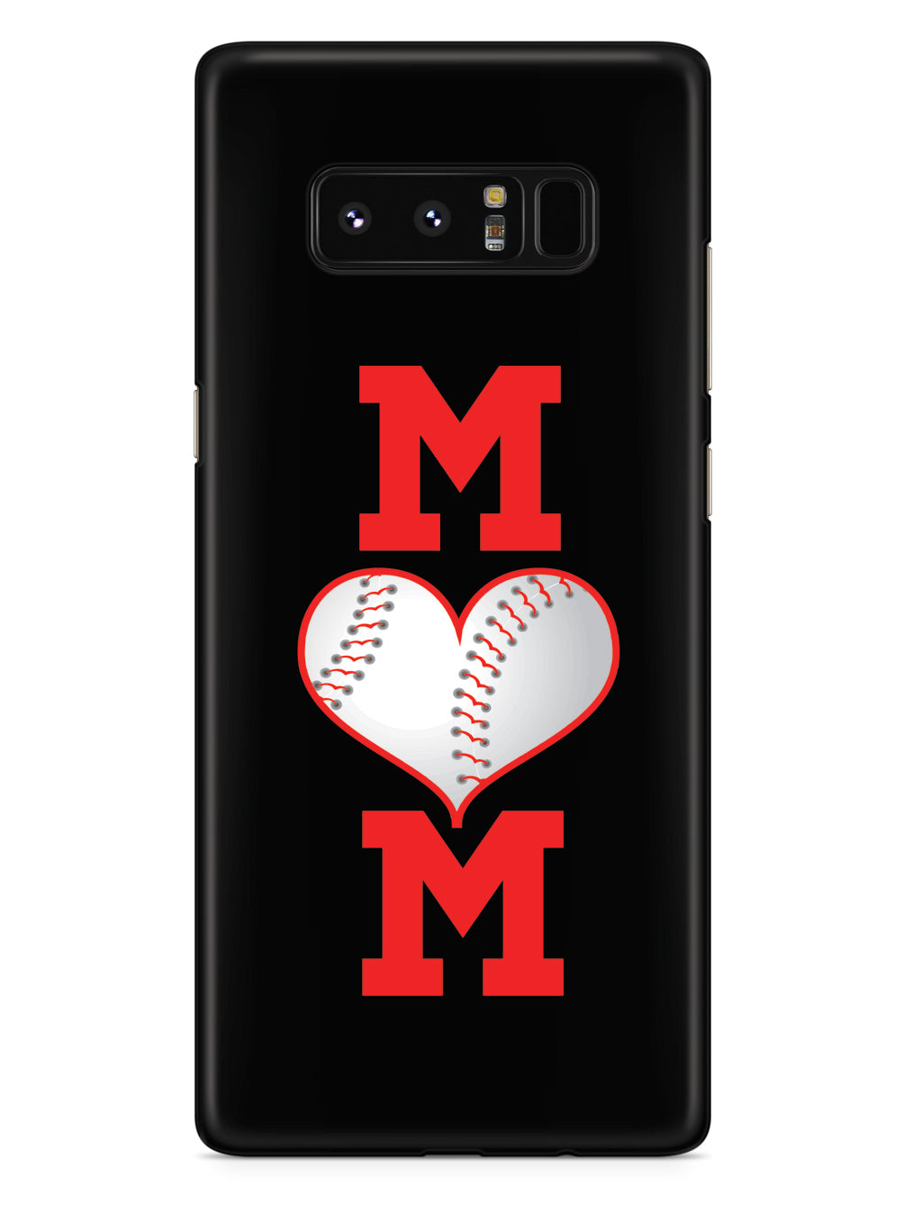 Baseball Mom Heart Baseball Case