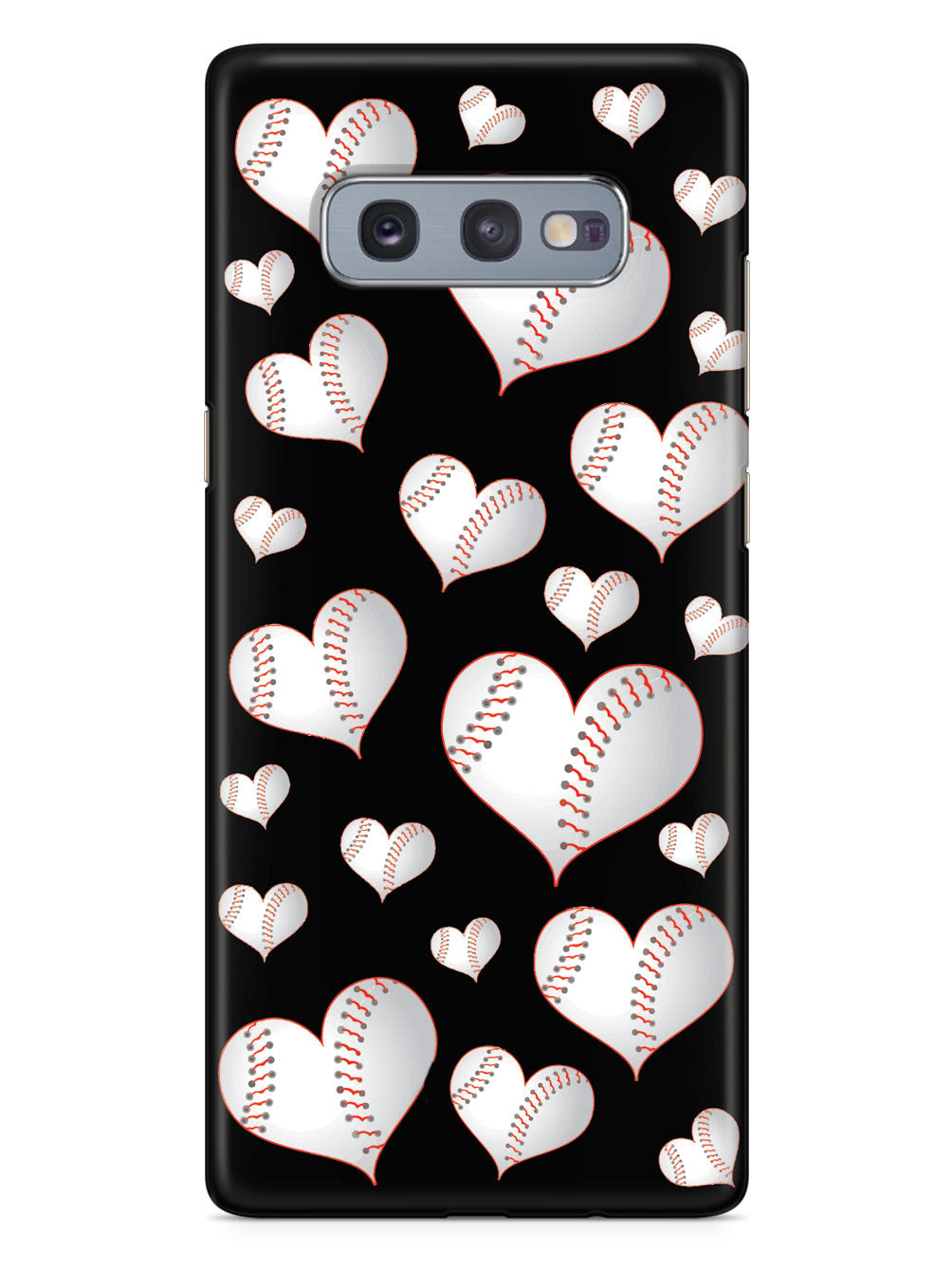 Baseball Heart Pattern Case