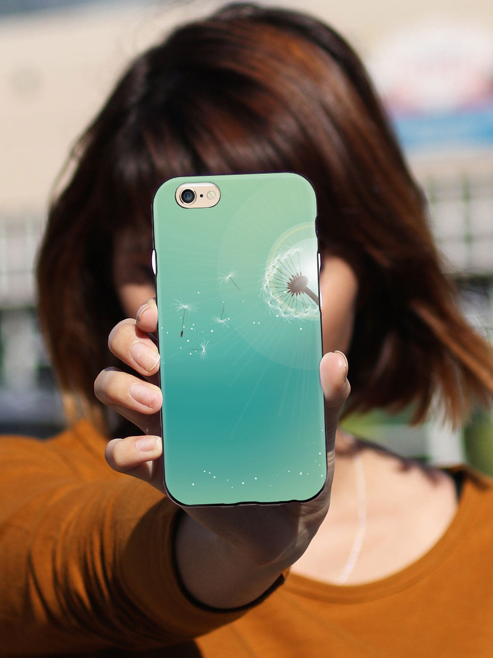 Sunny Dandelion - Black Case