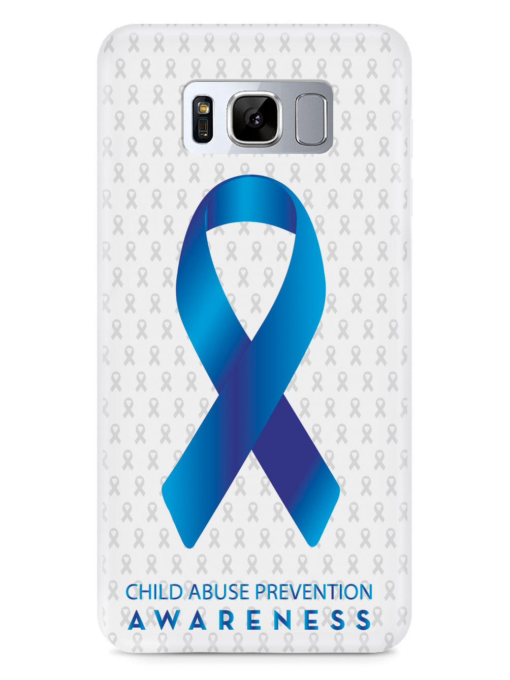 Child Abuse Prevention - Awareness Ribbon - White Case