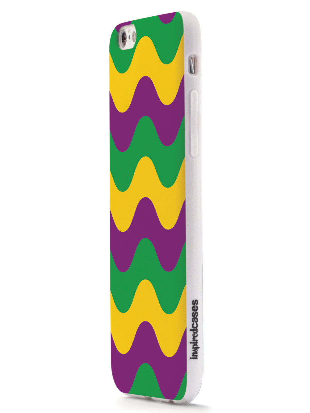 Mardi Gras Wave Pattern - White Case