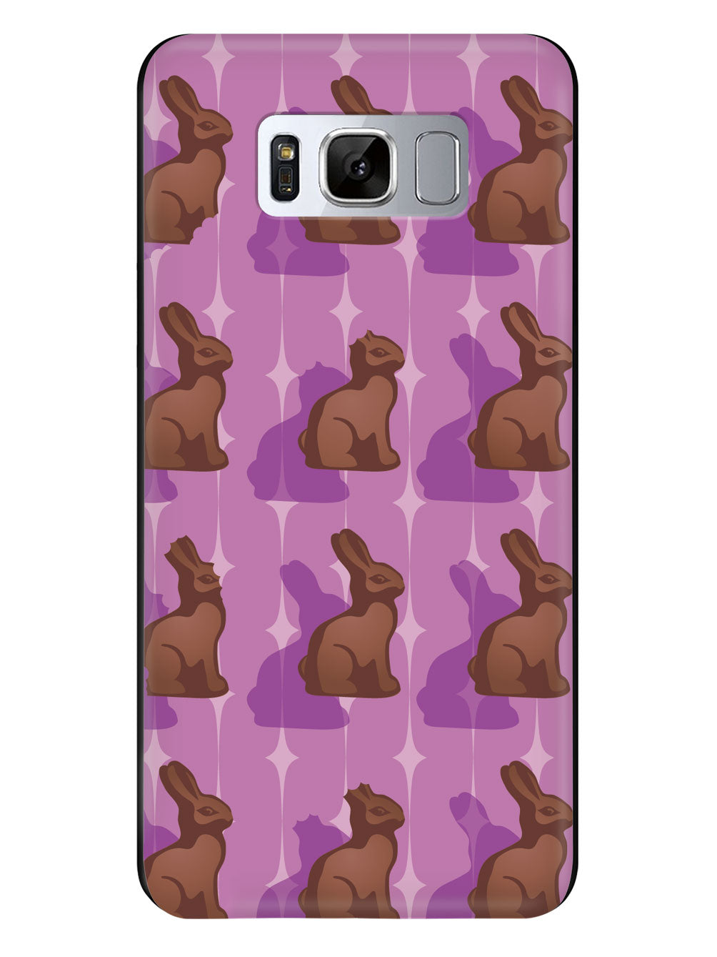 Purple Chocolate Bunny - Black Case