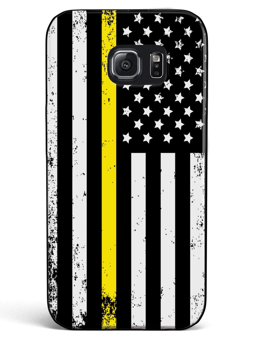 Downward American Flag - Thin Yellow Line Case