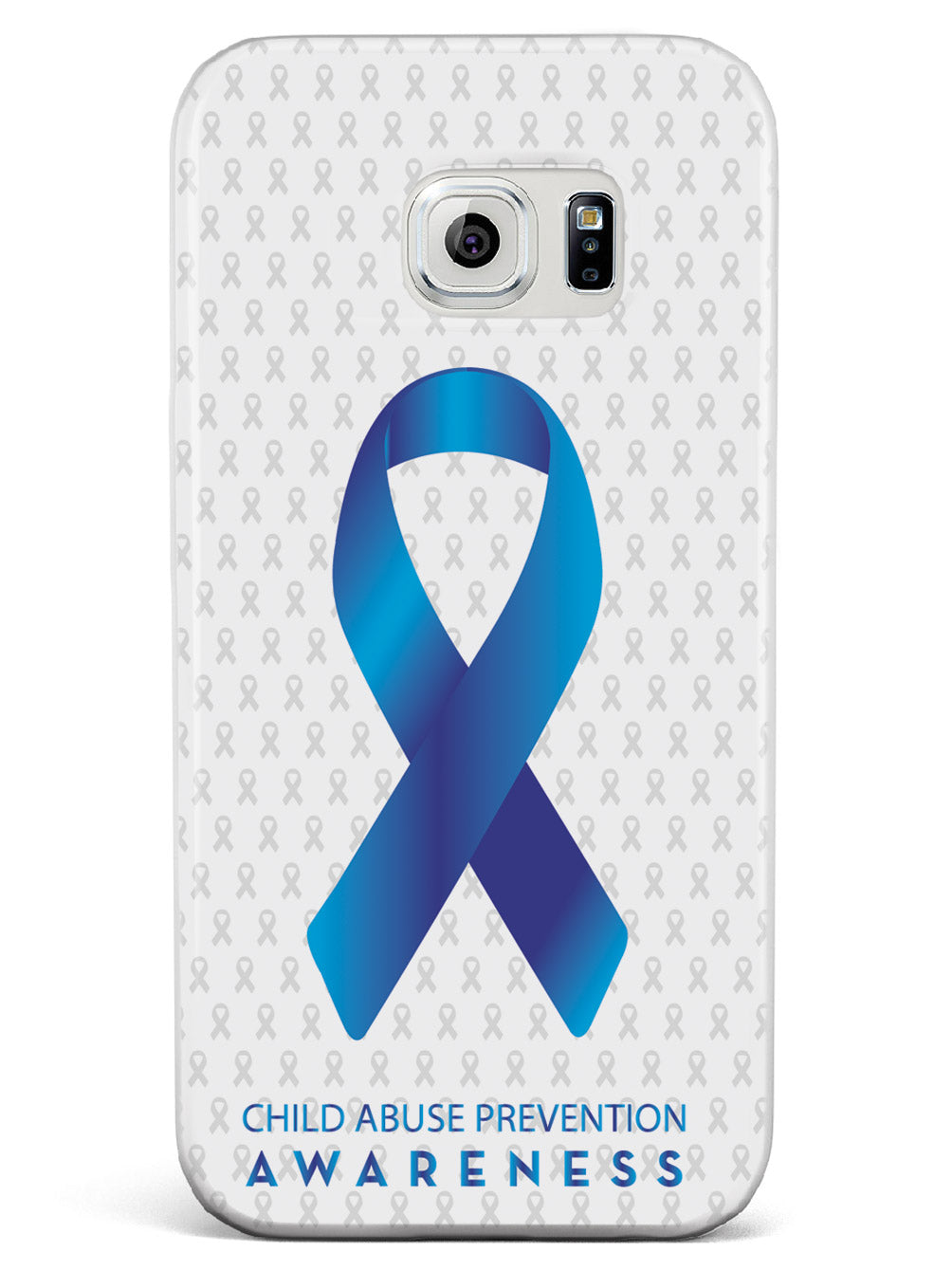 Child Abuse Prevention - Awareness Ribbon - White Case