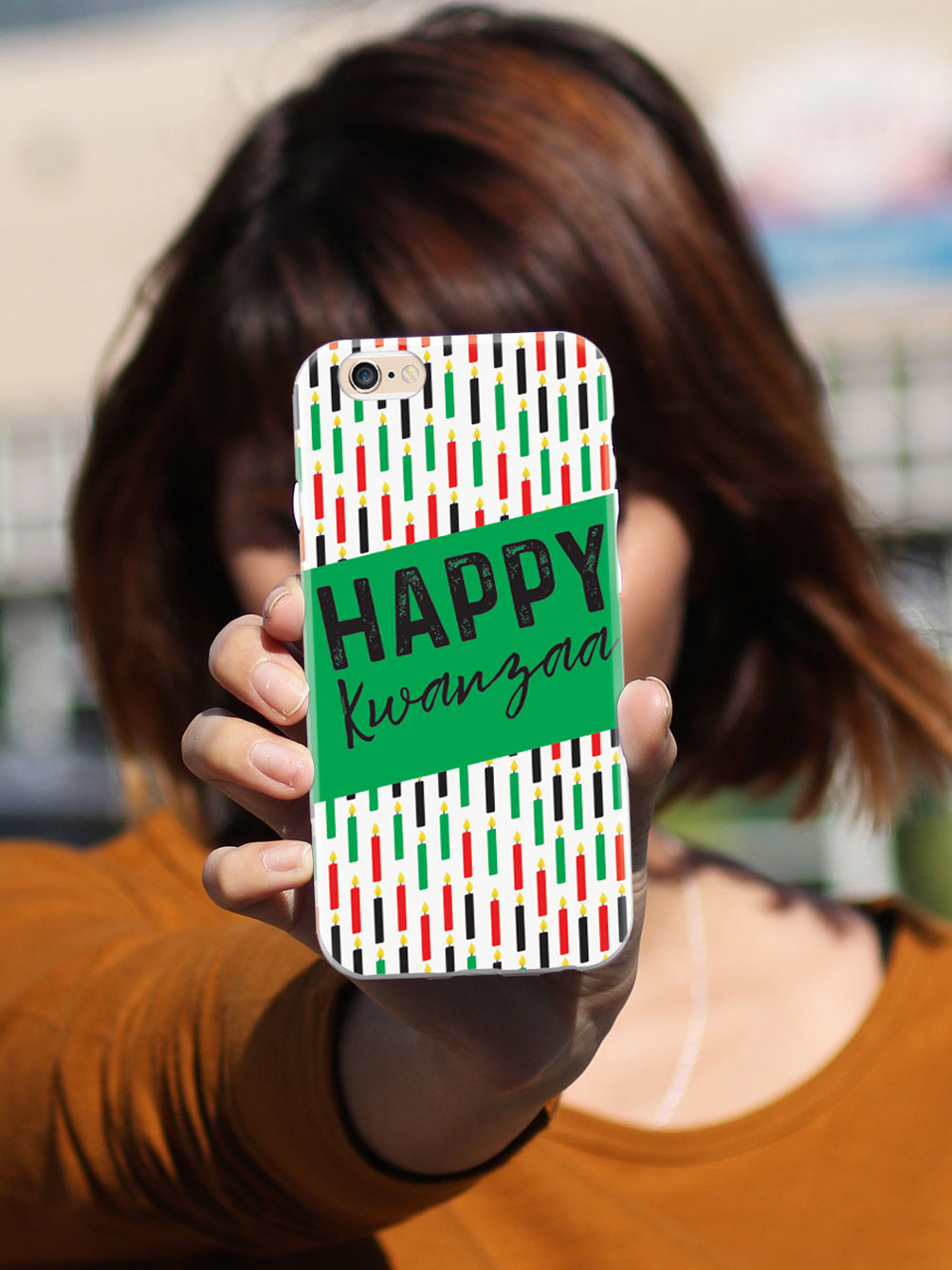 Happy Kwanzaa - Candles Case