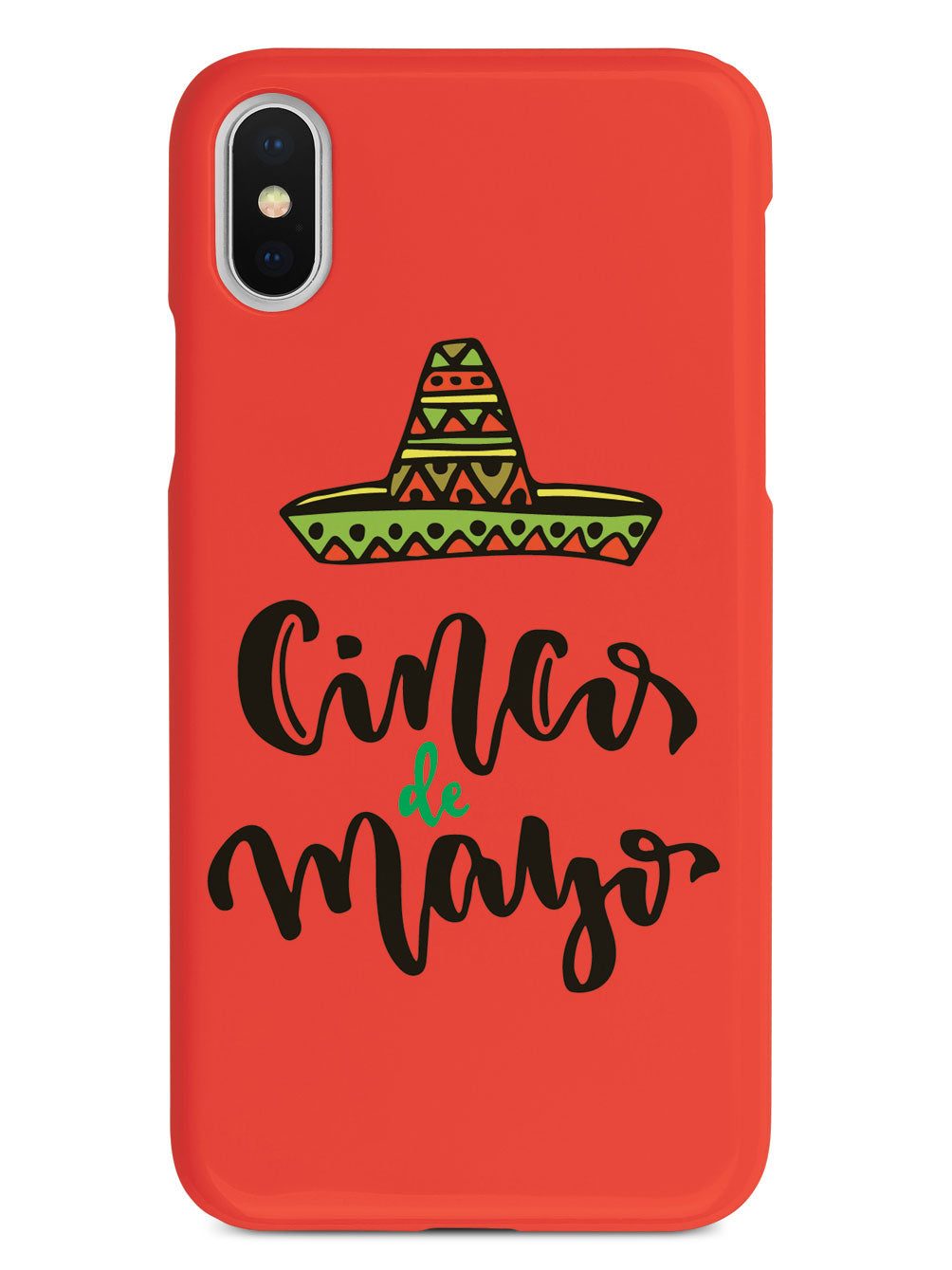 Cinco de Mayo - Red - Black Case