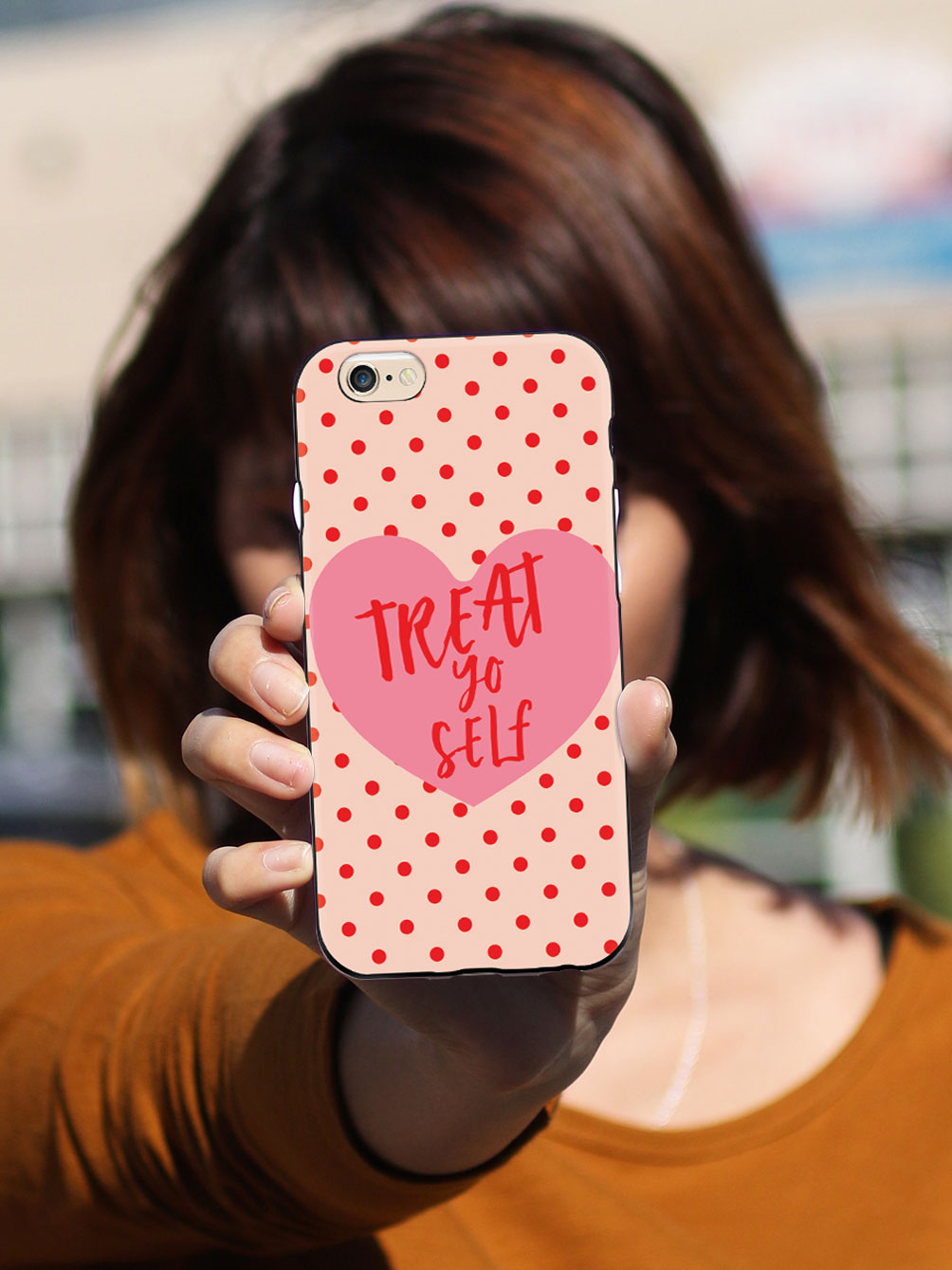 Treat Yo Self - Black Case