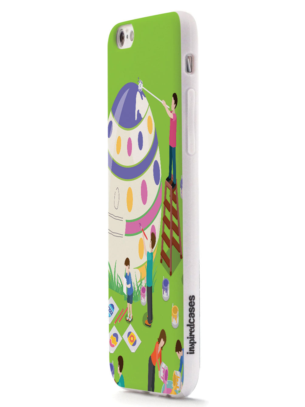 Egg Painting - White Case