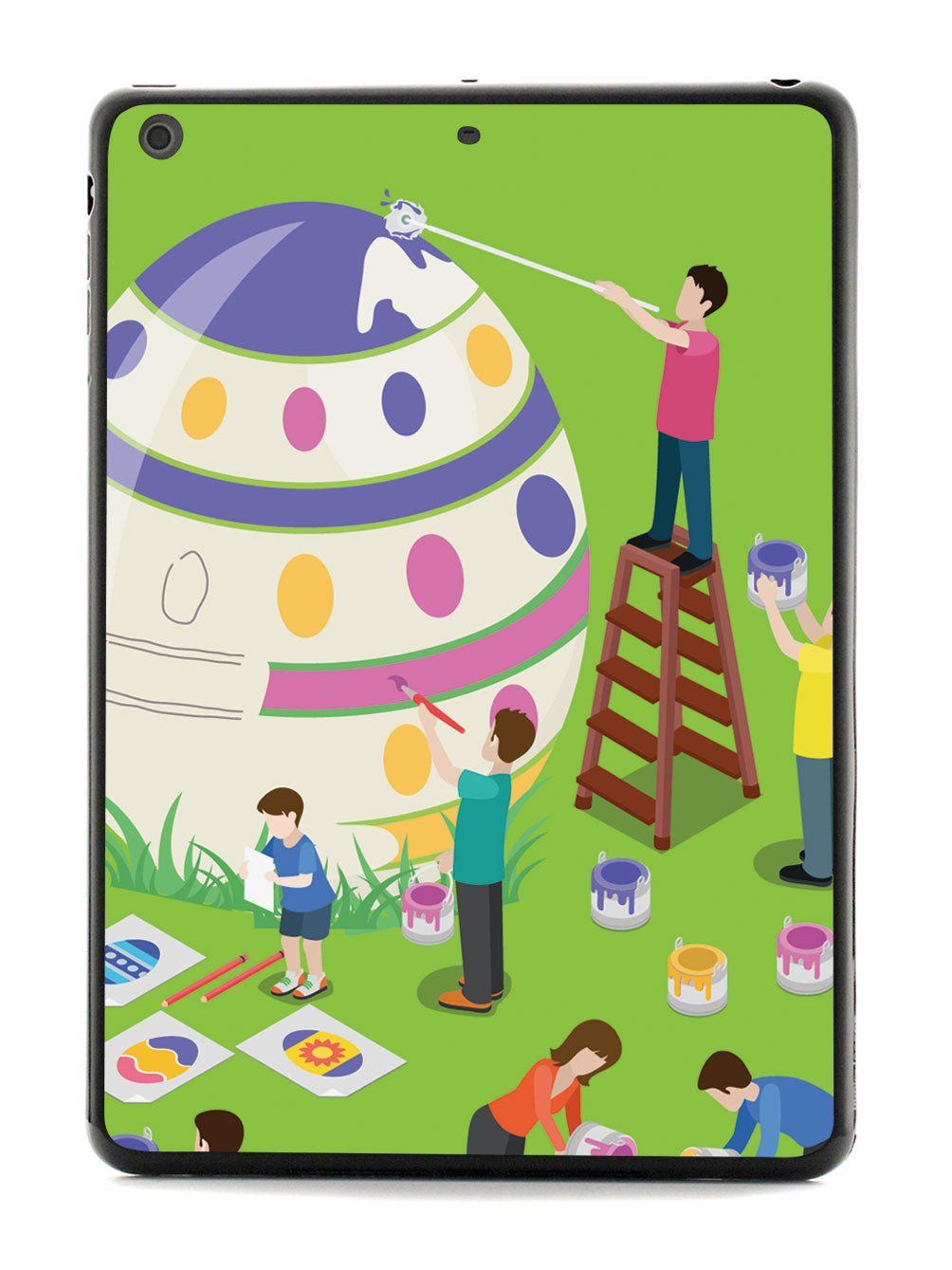 Egg Painting - Black Case