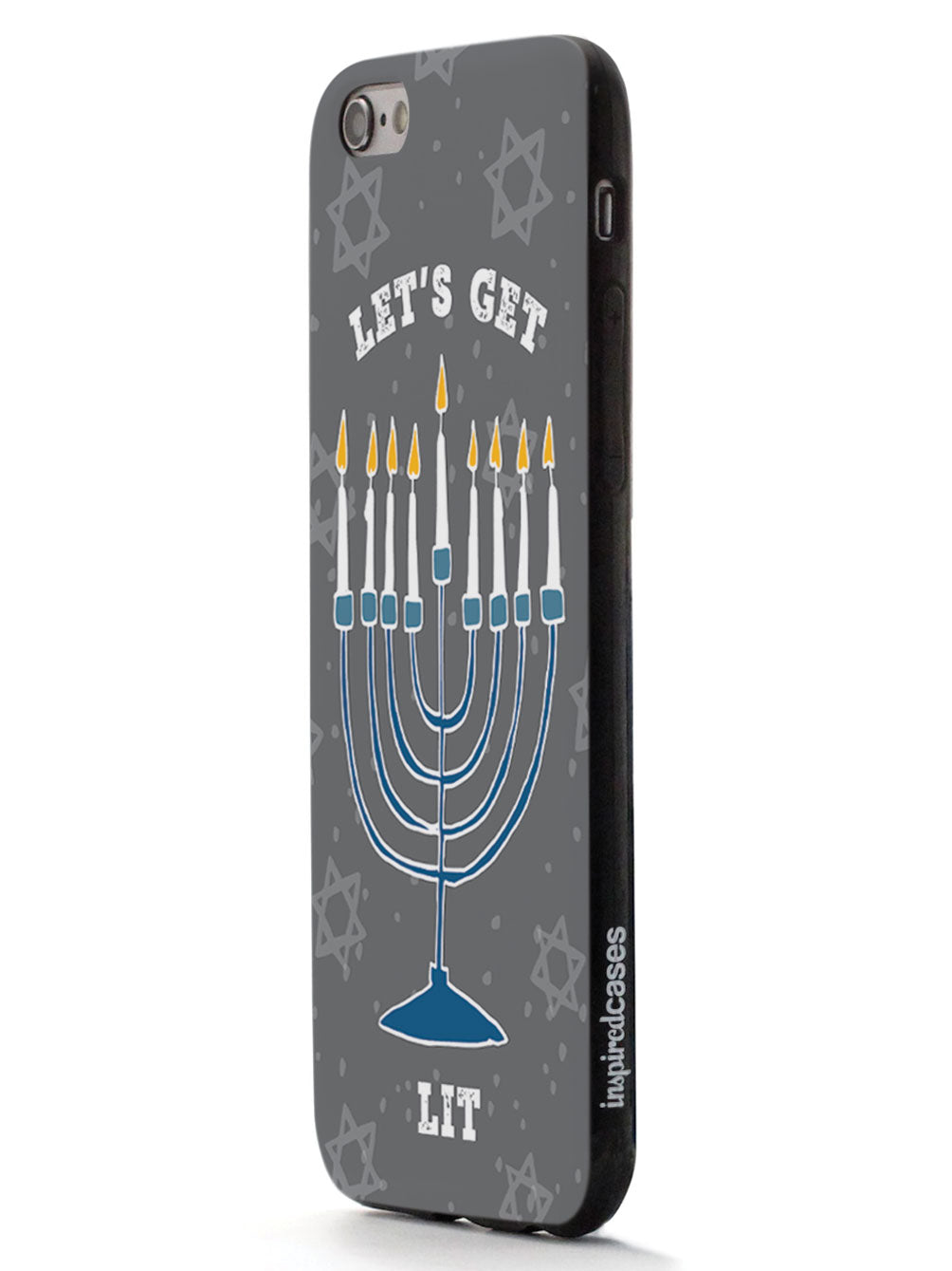 Hanukkah - Let's Get Lit - Black Case