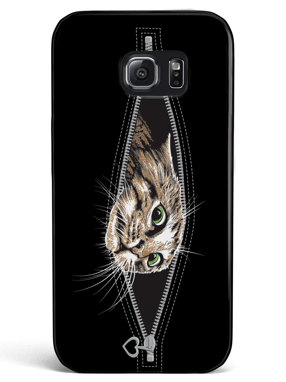 Zipper Cat - Black Case