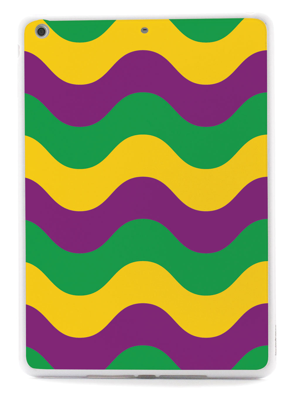 Mardi Gras Wave Pattern - White Case