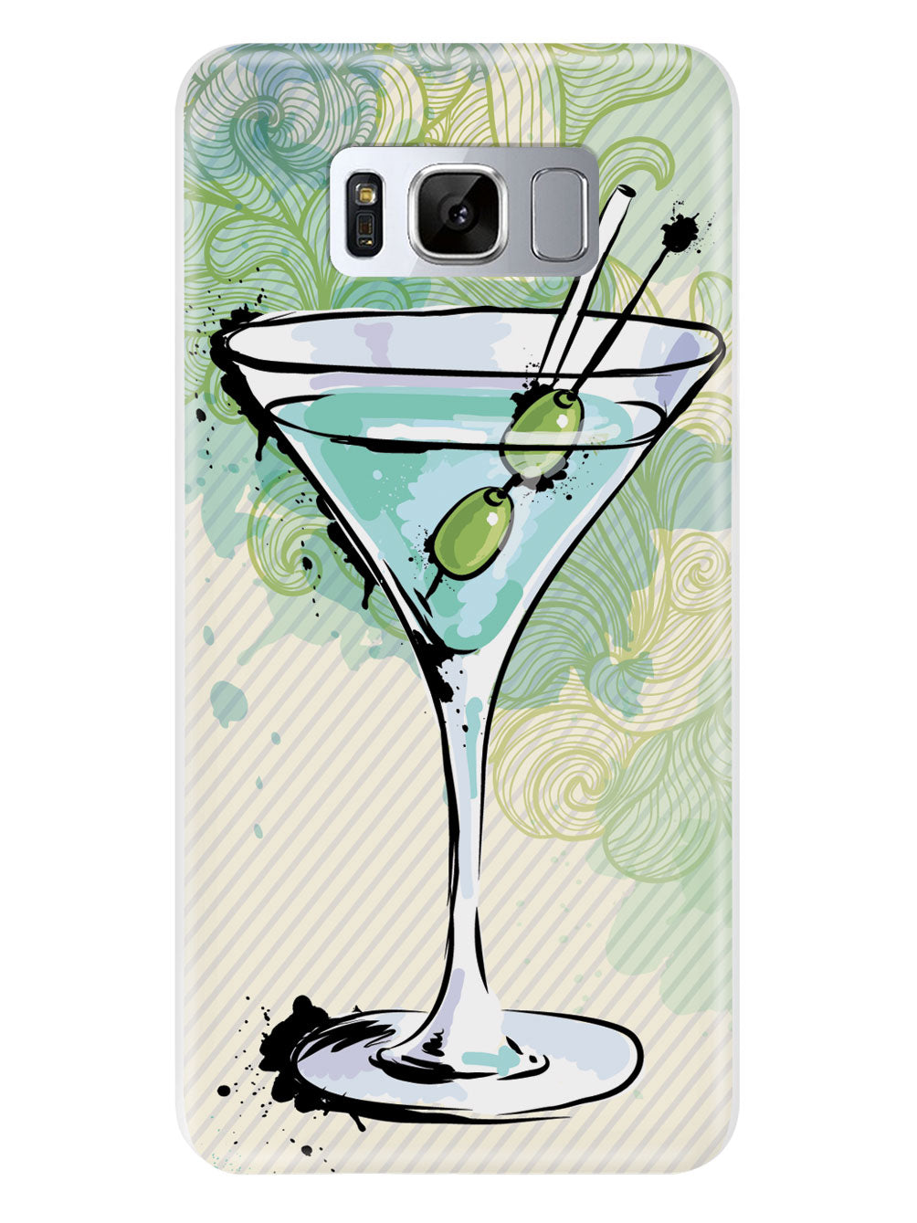 Watercolor Martini - White Case