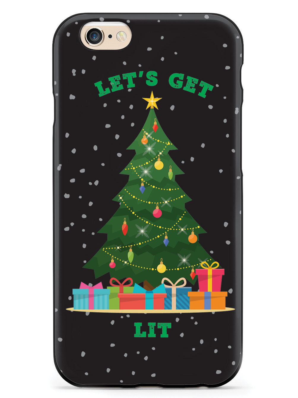 Christmas - Let's Get Lit - Black Case