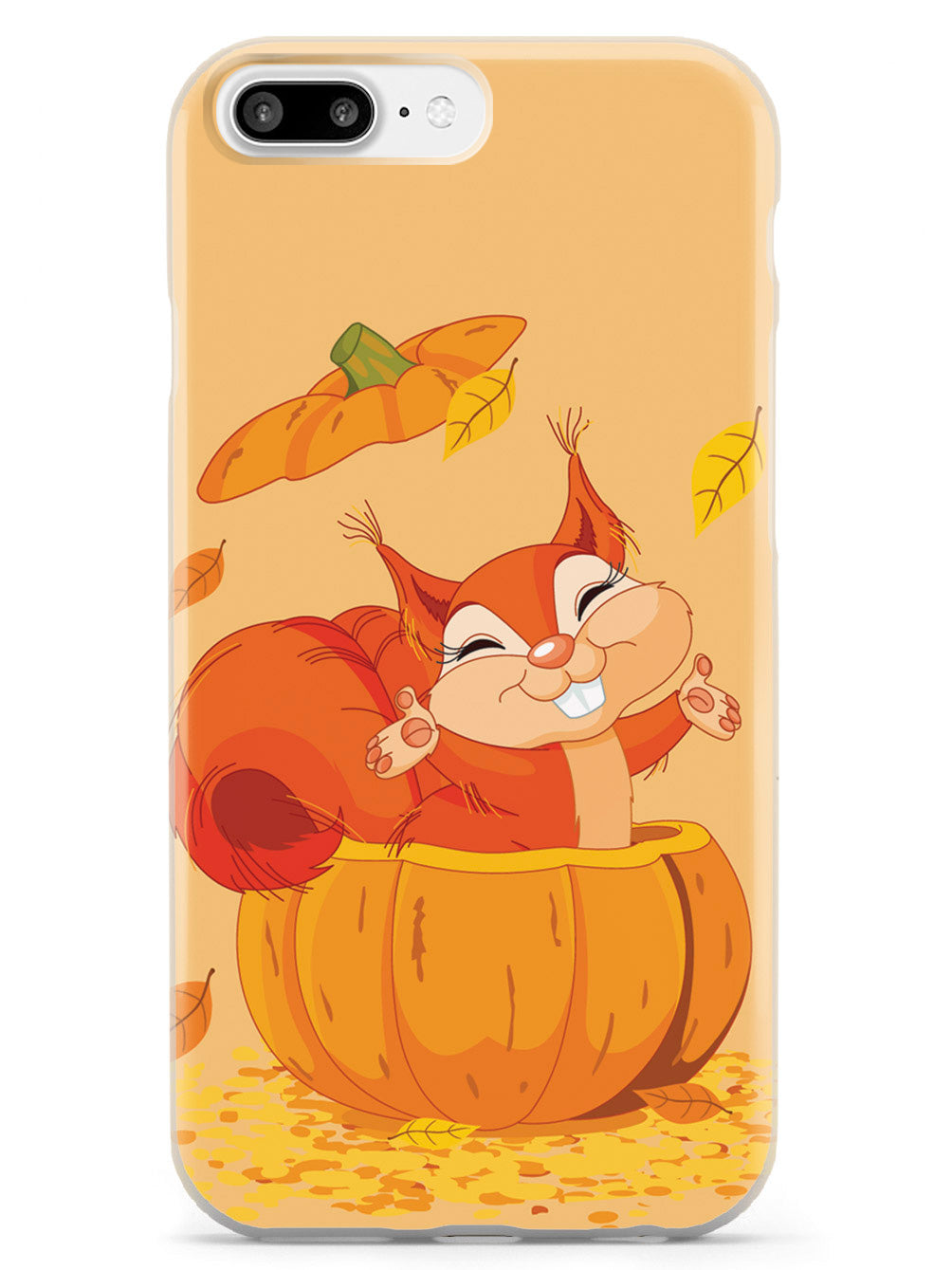 Pumpkin Squirrel - White Case