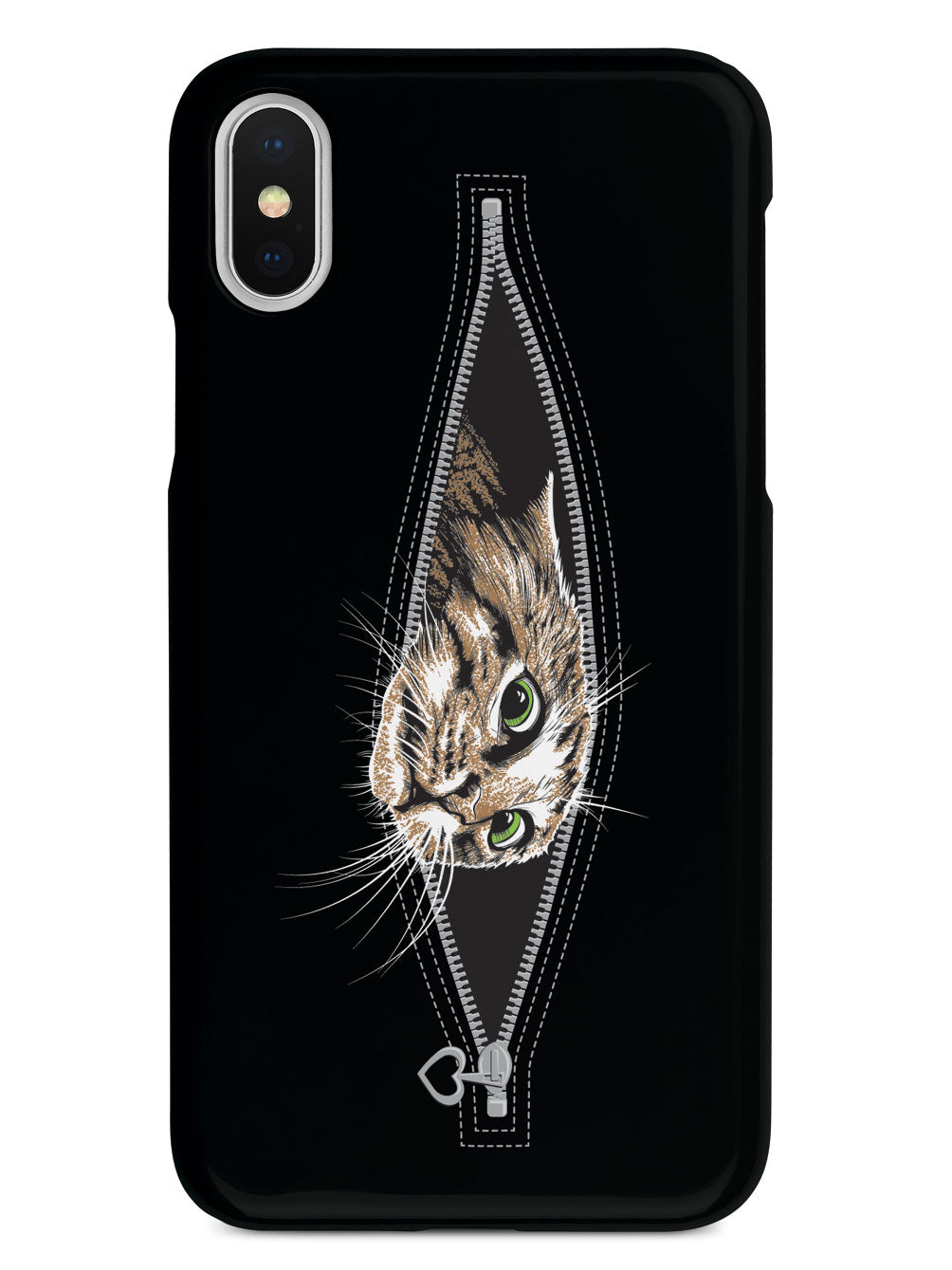 Zipper Cat - Black Case
