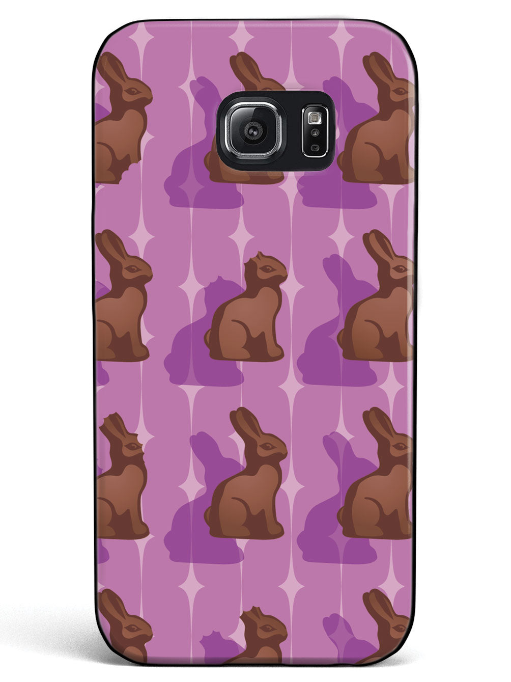 Purple Chocolate Bunny - Black Case