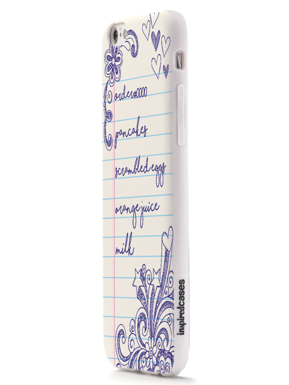 Sketch Order - Waitress - White Case